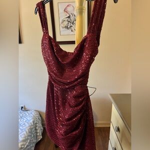 Red dress